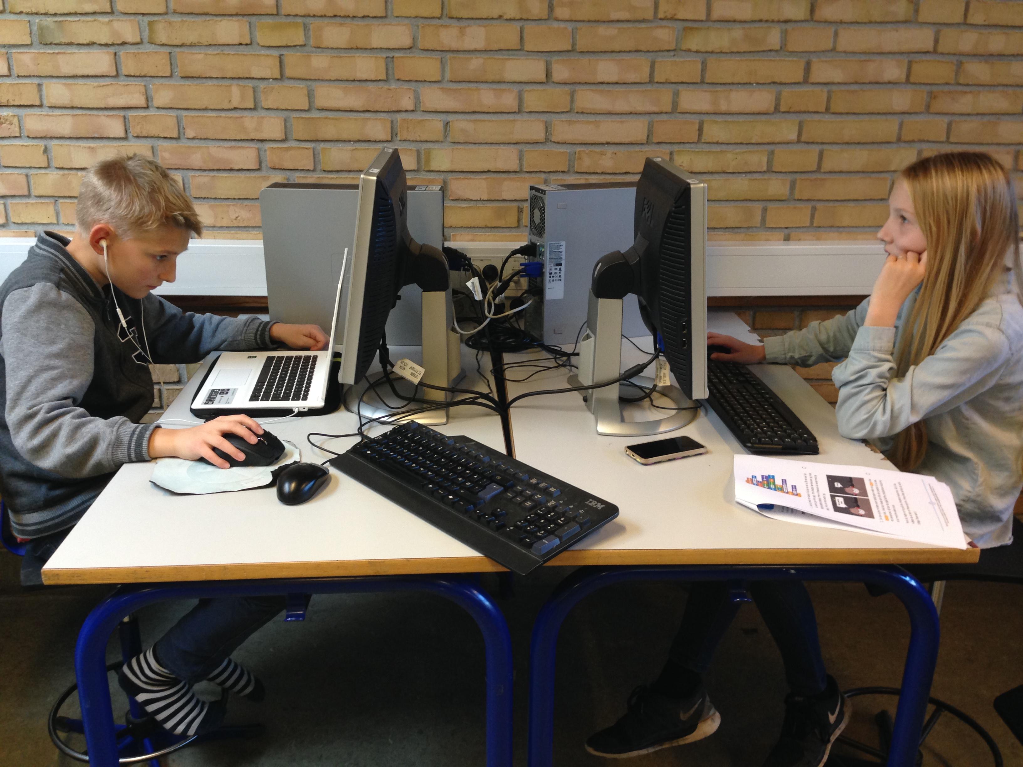 Code Club at the school of Beder